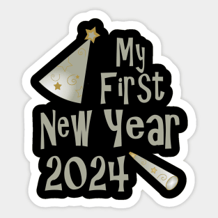 My First New Year 2024 Sticker